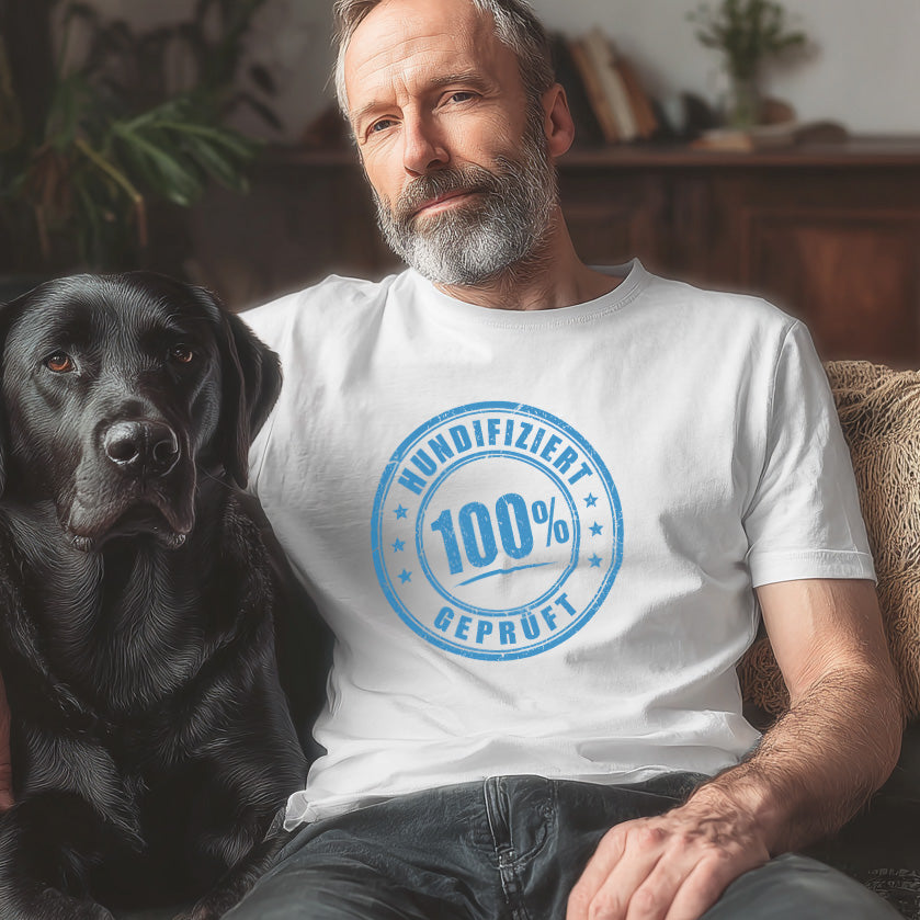 100% Hundeliebe - T-Shirt Unisex Classic Fit - Bequemer Klassiker
