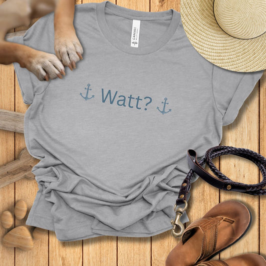 Watt mutt datt mutt - Beidseitig bedrucktes T-Shirt Unisex Slim Fit