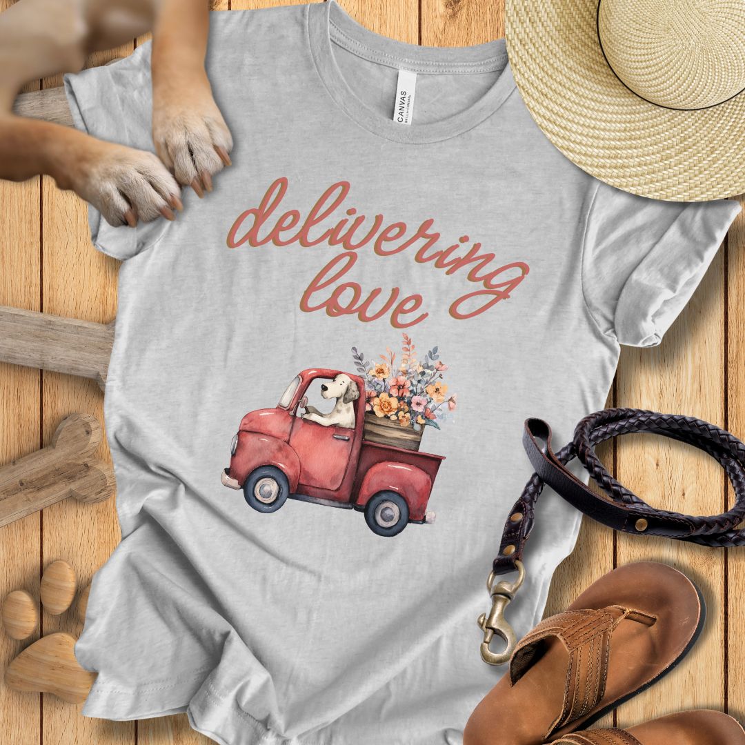 Delivering Love - T-Shirt Unisex Slim Fit