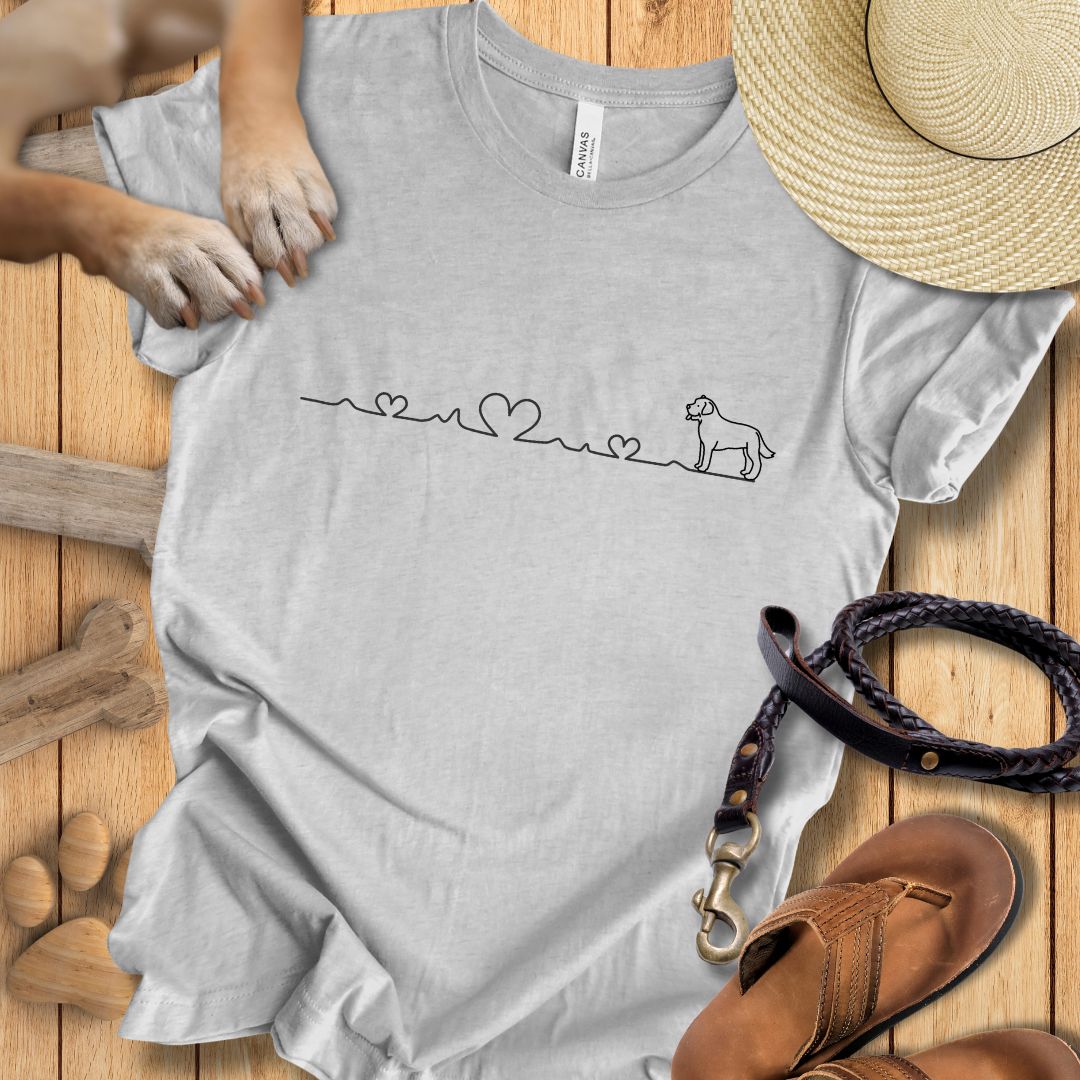 Herzlinie - T-Shirt Unisex Slim Fit