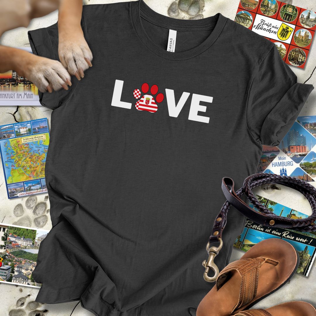 Love Pfote - Bremen - T-Shirt Unisex Slim Fit
