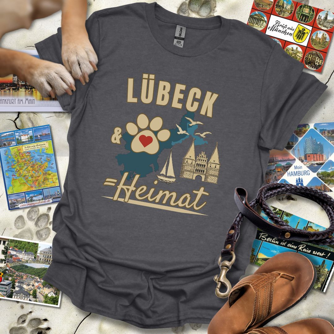 Lübeck & Hund = Heimat - T-Shirt Unisex Classic Fit - Bequemer Klassiker