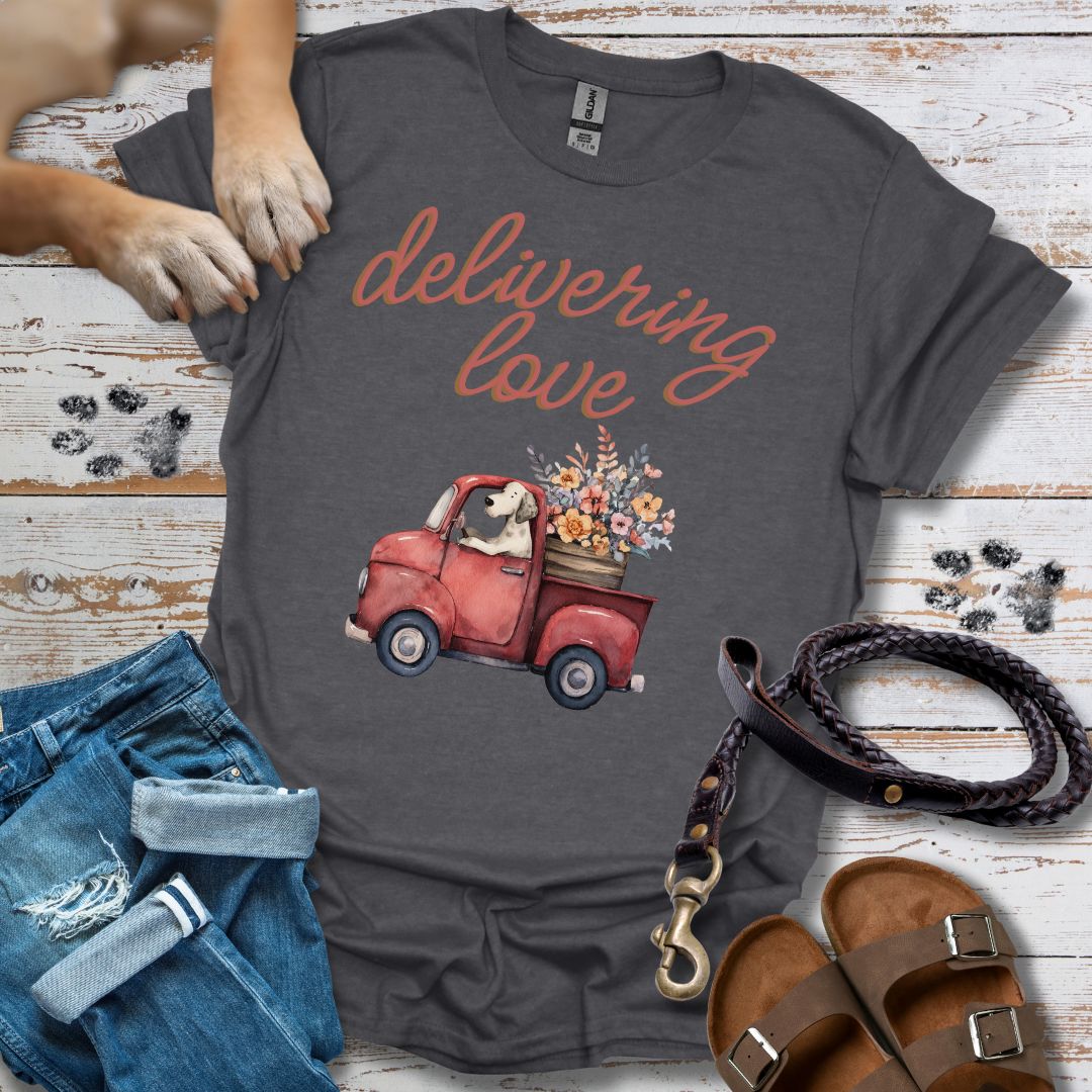 Delivering Love - T-Shirt Unisex Classic Fit - Bequemer Klassiker