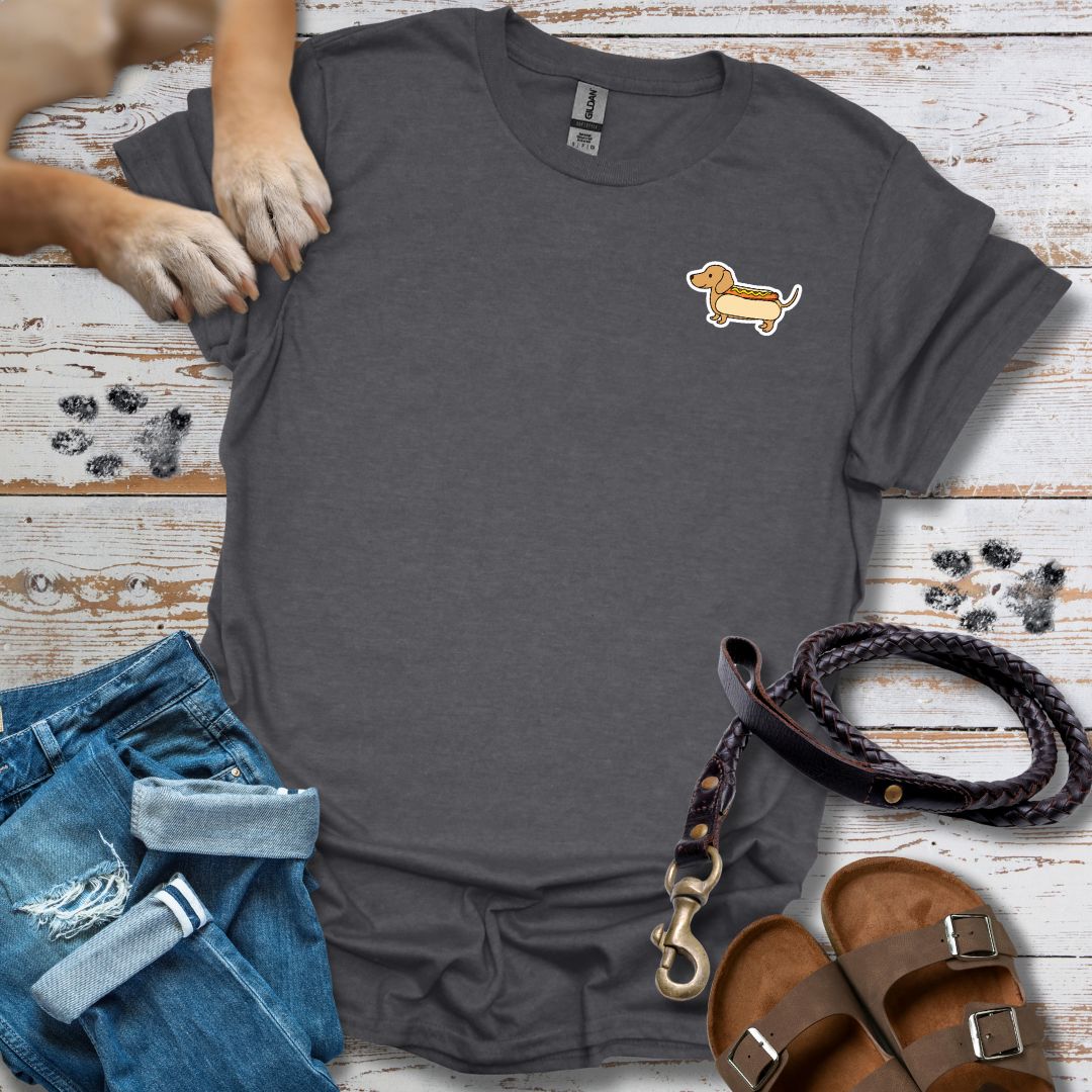 Hot Dog Dackel - T-Shirt Unisex Classic Fit - Bequemer Klassiker