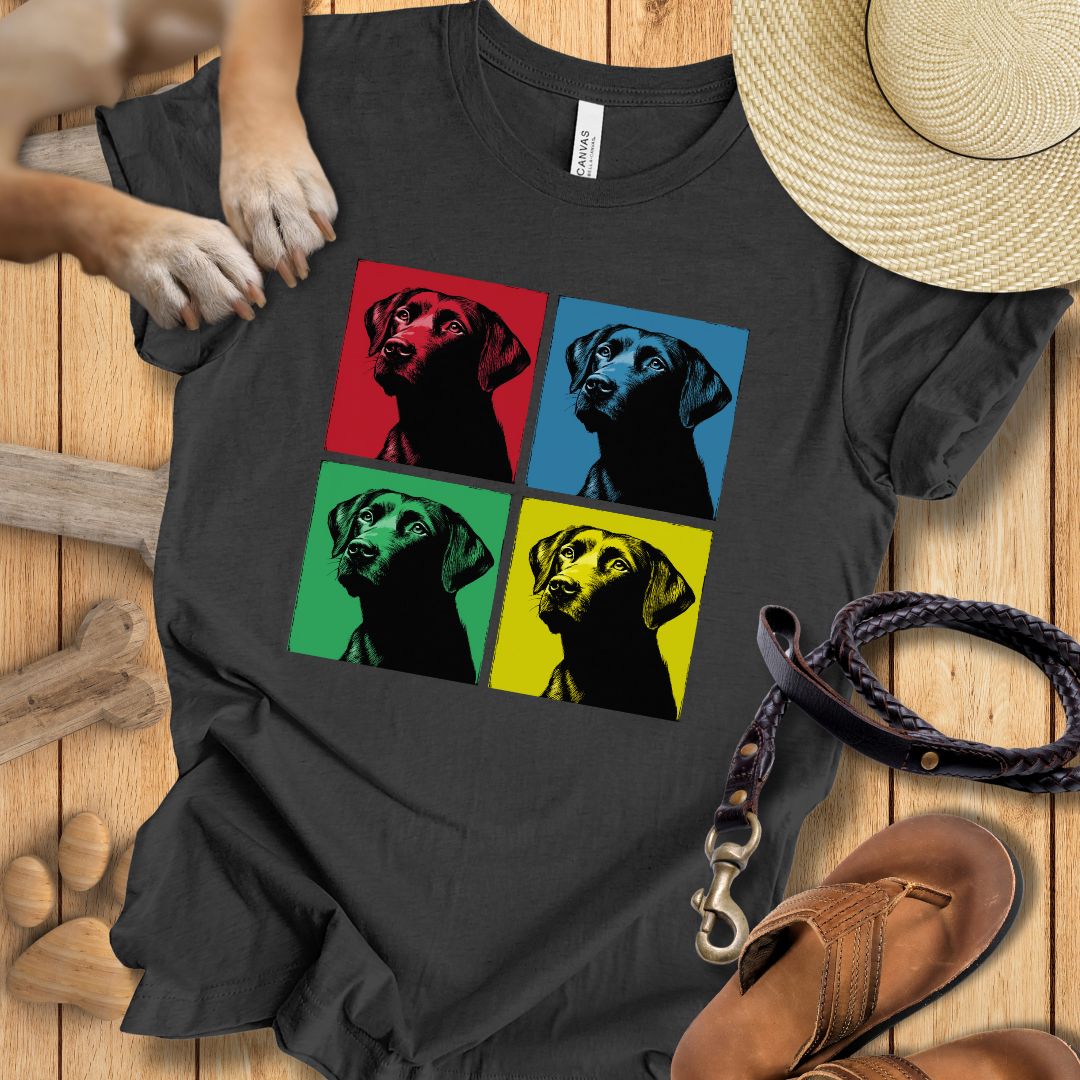 Pop Art Labrador - T-Shirt Unisex Modern Fit - Weich & Leicht