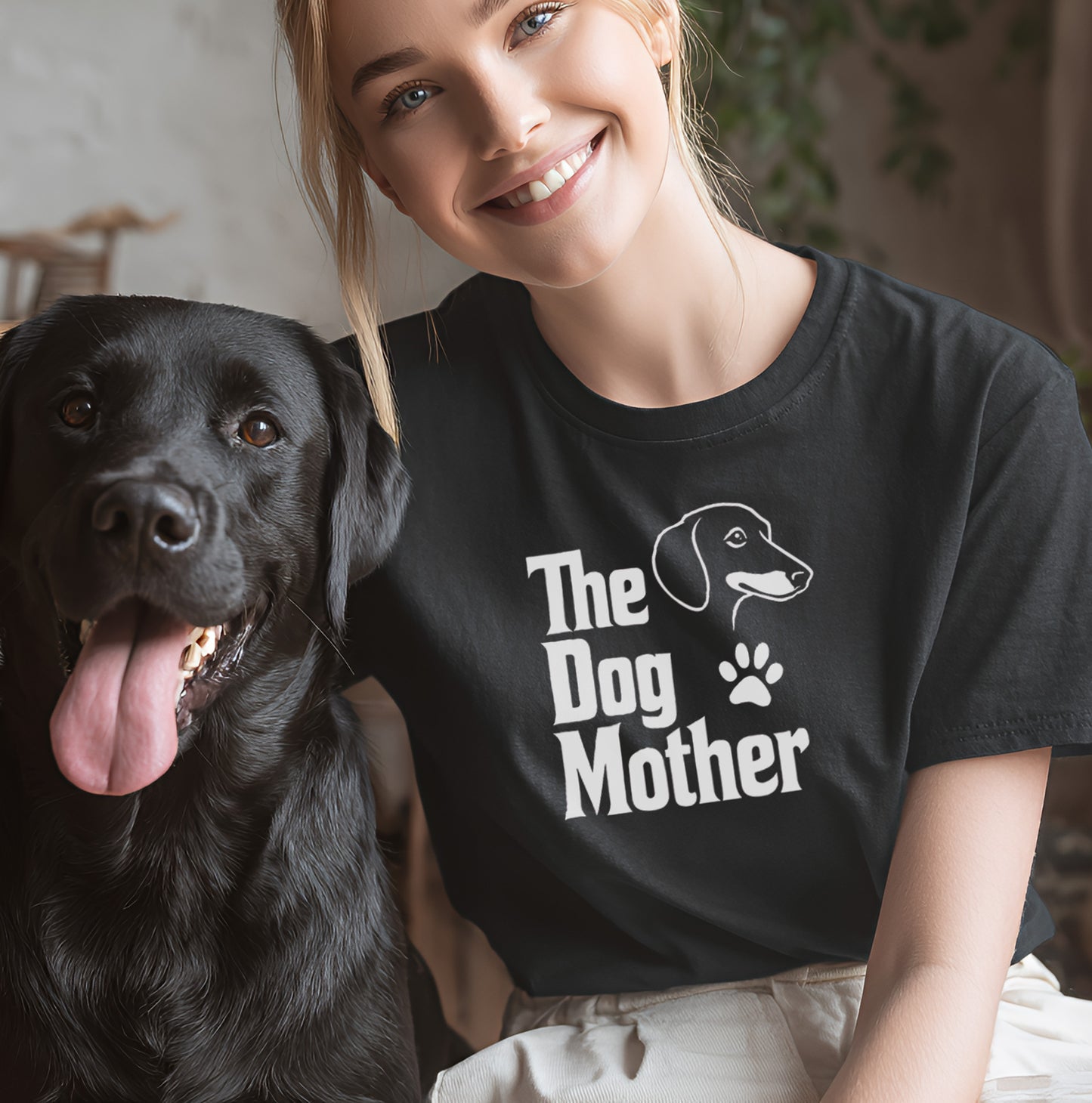 The Dog Mother Dackel - T-Shirt Unisex Modern Fit - Weich & Leicht