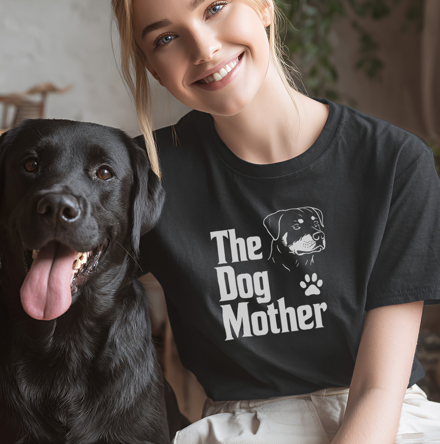 The Dog Mother Rottweiler - T-Shirt Unisex Classic Fit - Bequemer Klassiker