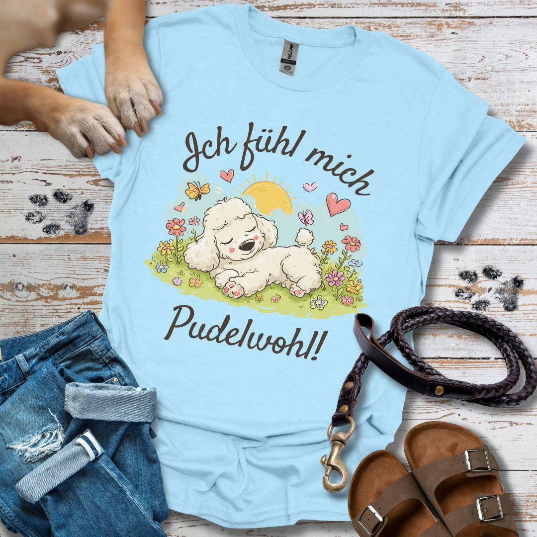 Ich fühl mich pudelwohl - T-Shirt Unisex Relaxed Fit