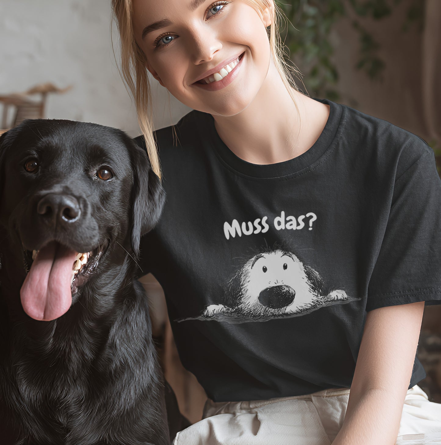 Muss das? - T-Shirt Unisex Modern Fit - Weich & Leicht