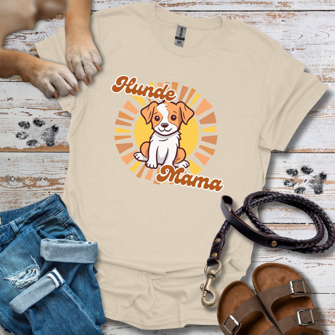 Hunde Mama - T-Shirt Damen Classic Fit - Bequemer Klassiker