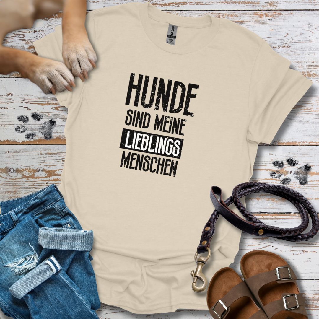Hunde sind meine Lieblingsmenschen - T-Shirt Unisex Classic Fit - Bequemer Klassiker