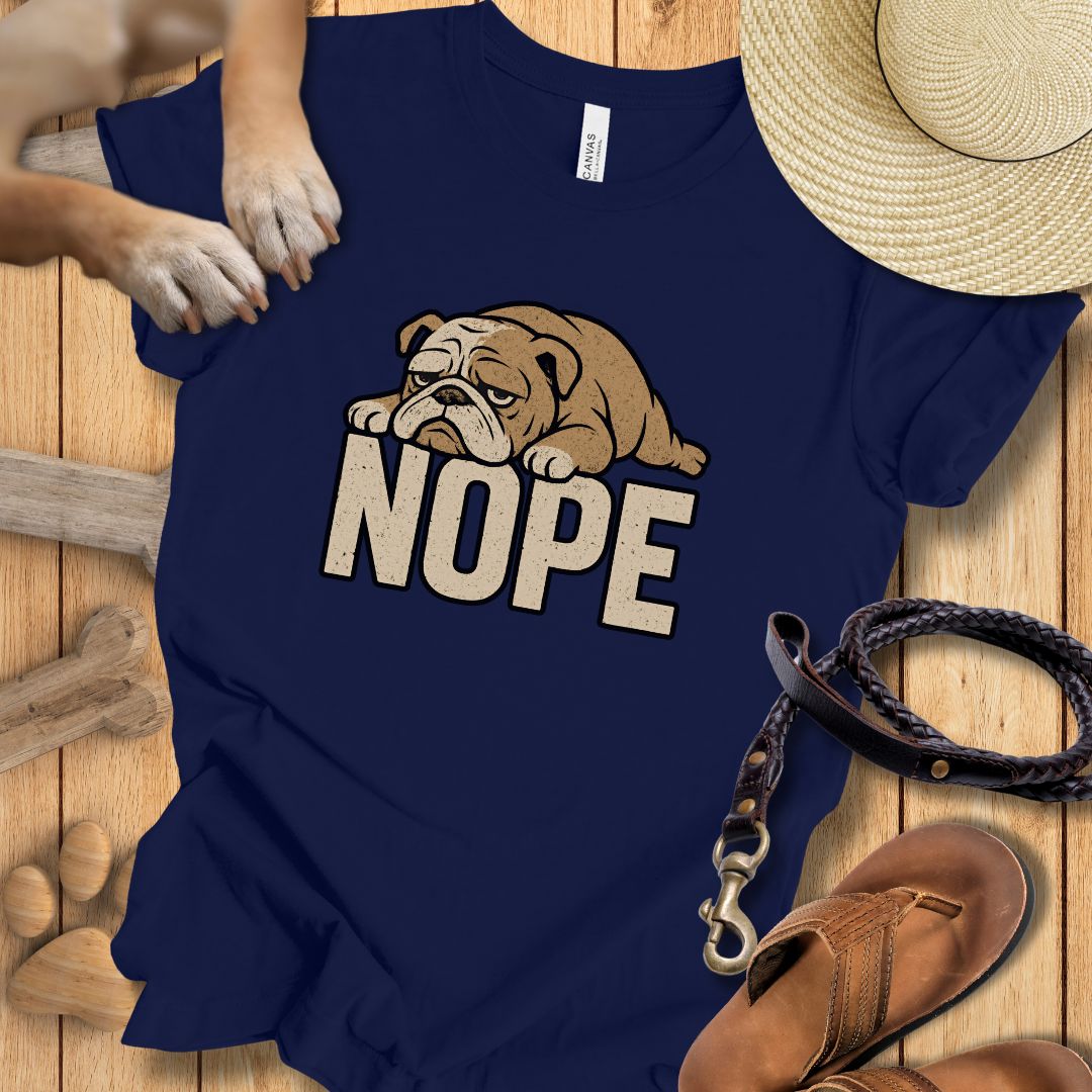 Nope - T-Shirt Unisex Modern Fit - Weich & Leicht