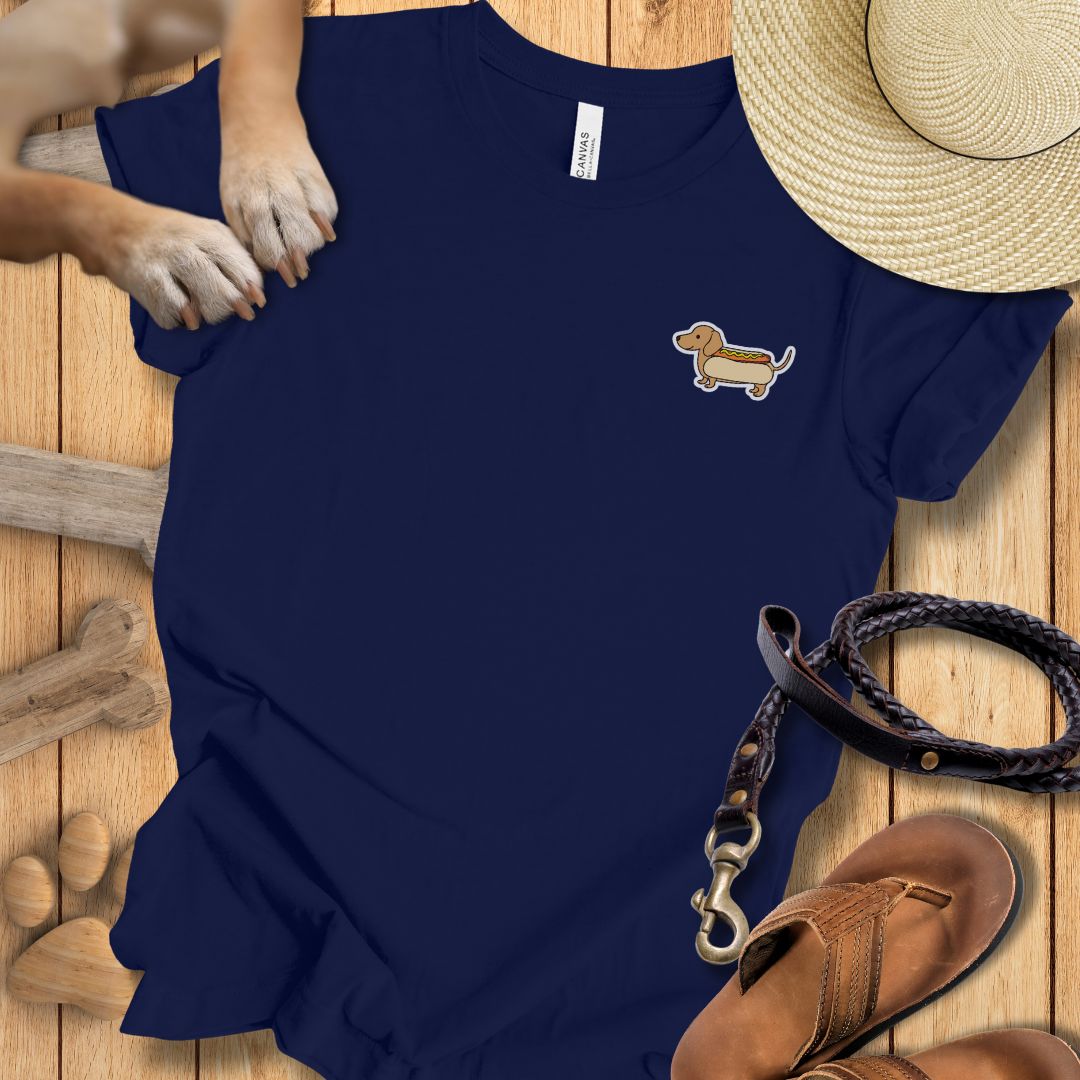 Hot Dog Dackel - T-Shirt Unisex Modern Fit - Weich & Leicht