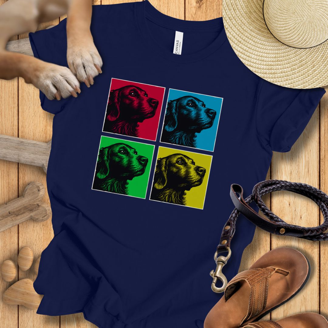 Pop Art Golden Retriever - T-Shirt Unisex Modern Fit - Weich & Leicht