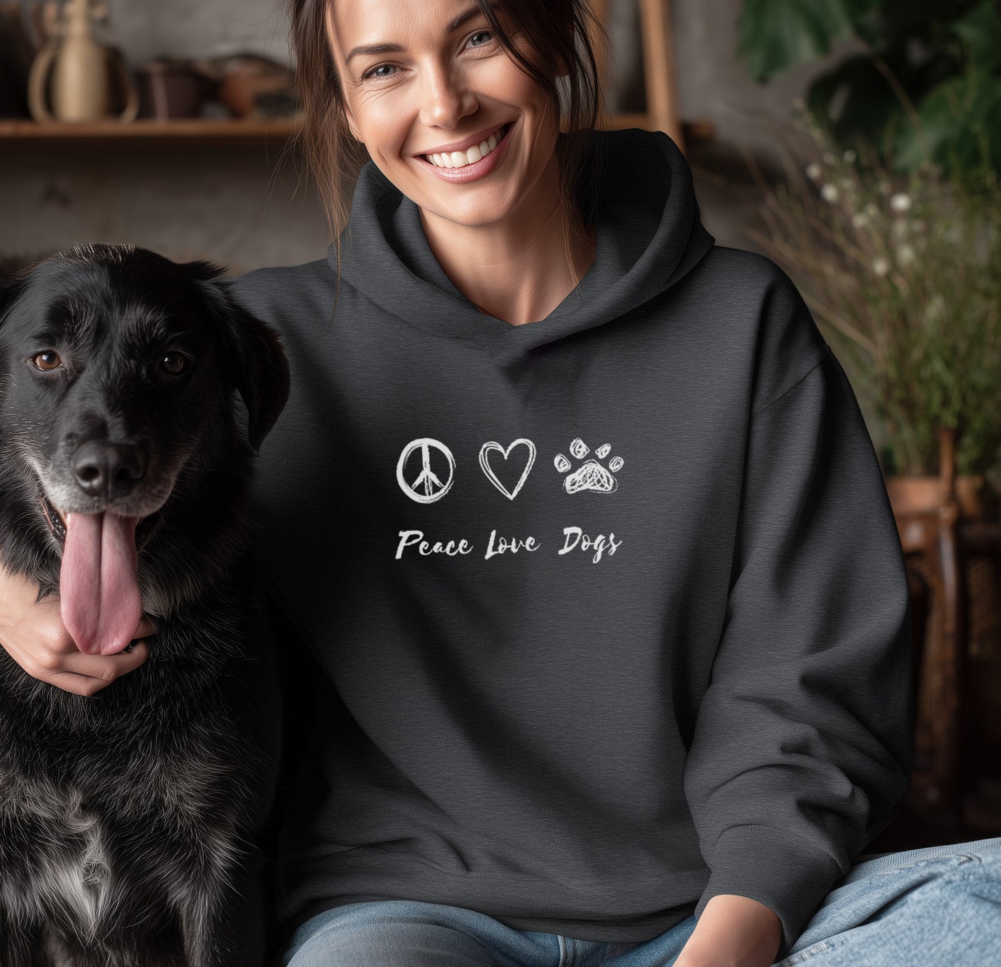 Peace Love Dogs - Unisex Modern Fit Hoodie