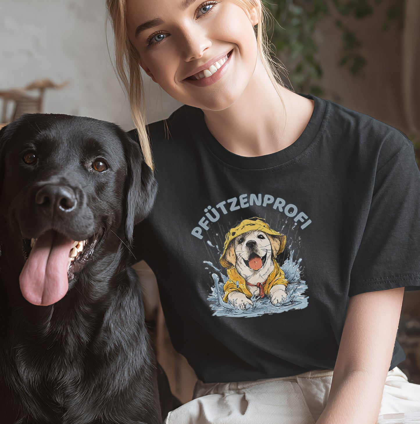 T‑Shirt des Monats November "Pfützenprofi" - T-Shirt Unisex Classic Fit - Bequemer Klassiker