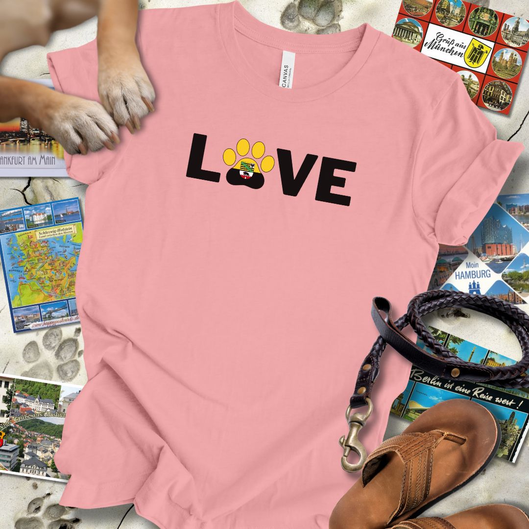 Love Pfote - Sachsen-Anhalt - T-Shirt Unisex Slim Fit