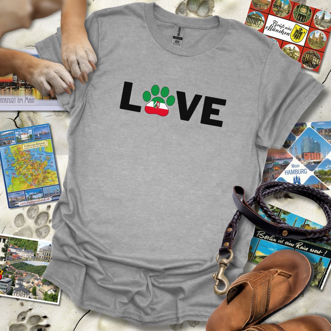 Love Pfote - Nordrhein-Westfalen - T-Shirt Unisex Relaxed Fit
