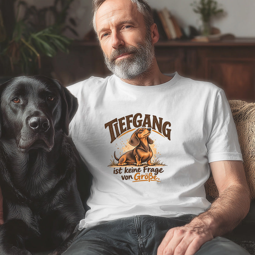 Tiefgang Ist Keine Frage Von Größe - T-Shirt Classic Fit - Bequemer Klassiker