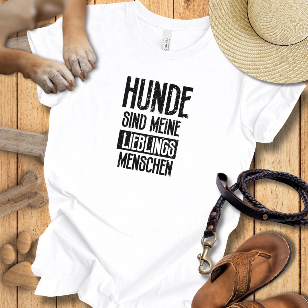 Hunde Sind Meine Lieblingsmenschen - T-Shirt Unisex Slim Fit