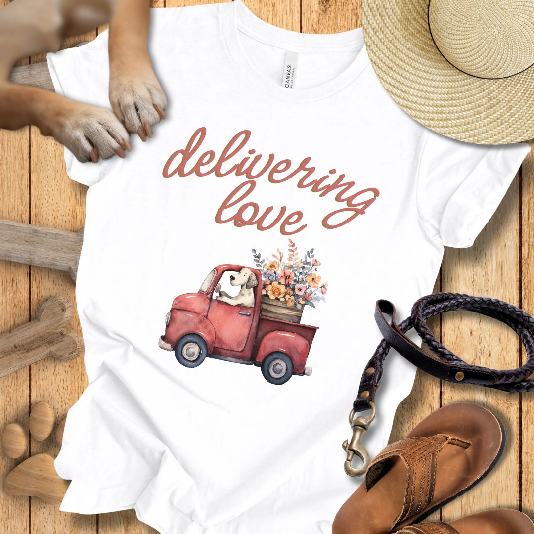 Delivering Love - T-Shirt Unisex Slim Fit