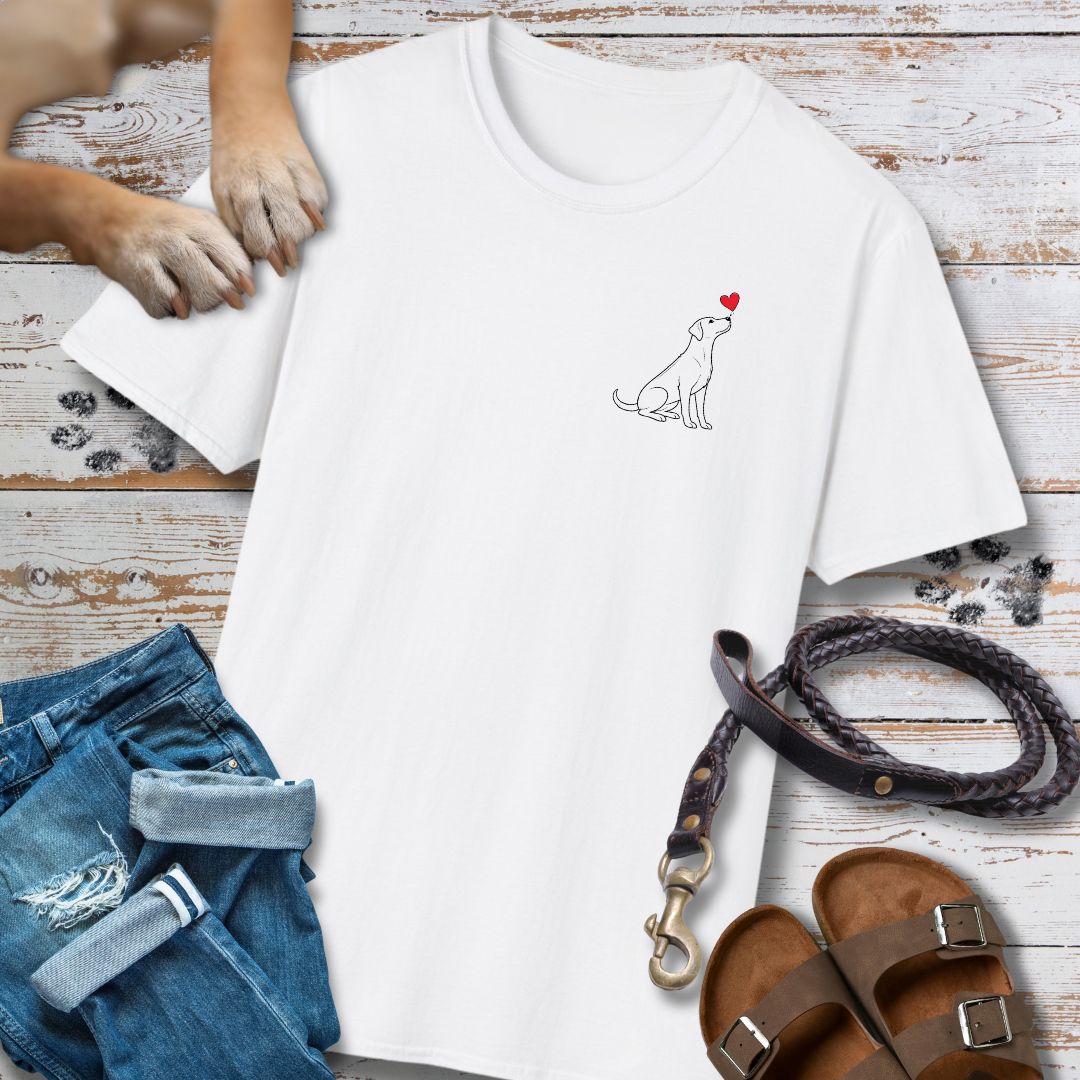 Herzenshunde - Ridgeback - Vorne & Hinten - T-Shirt Unisex Classic Fit - Bequemer Klassiker