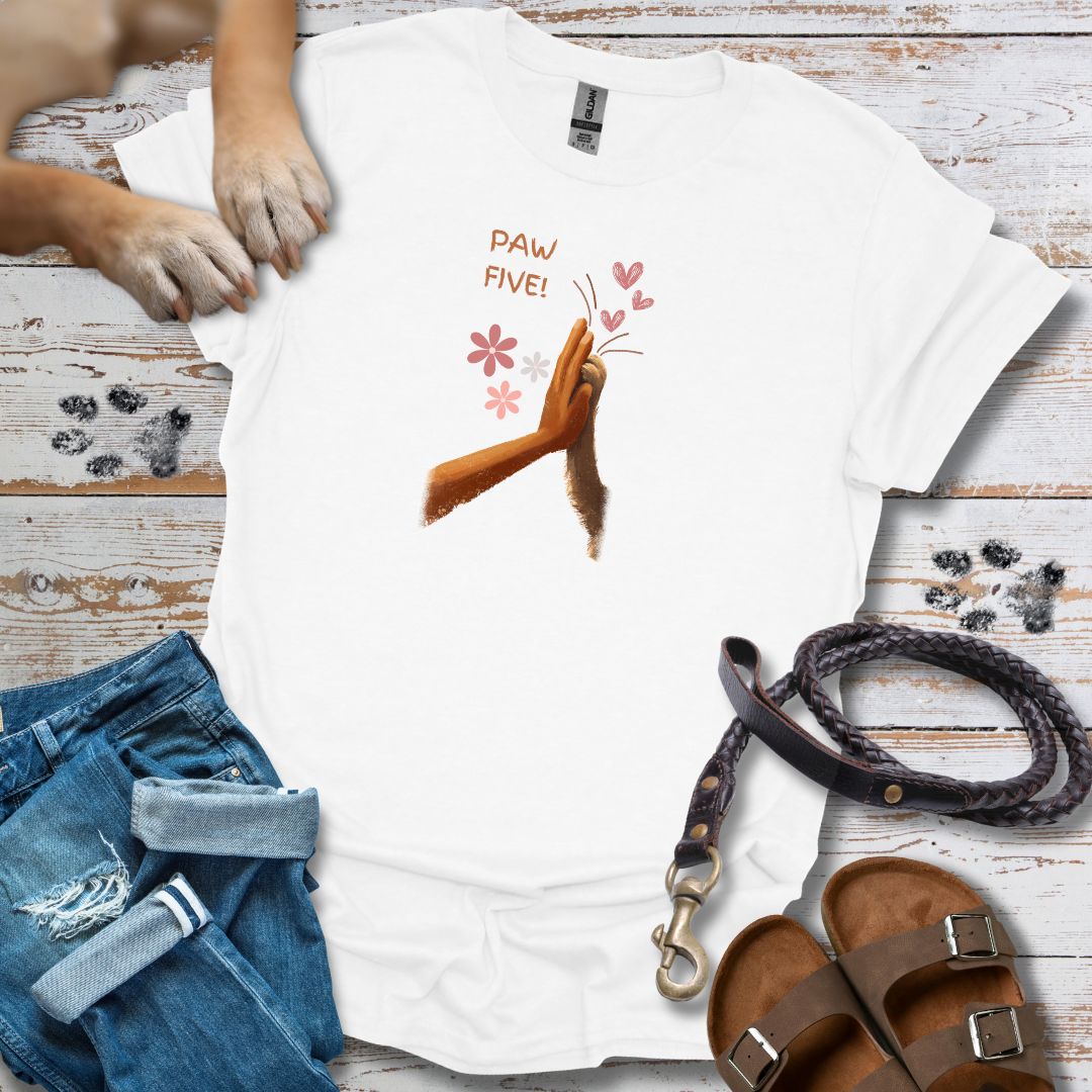 Paw Five High Five - T-Shirt Unisex Relaxed Fit
