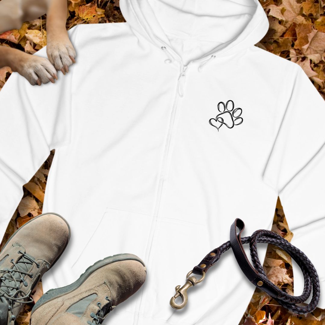 Unzertrennlich - Vorne & Hinten - Unisex Zip Hoodie Classic Fit