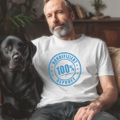 100% Hundeliebe - T-Shirt Unisex Classic Fit - Bequemer Klassiker