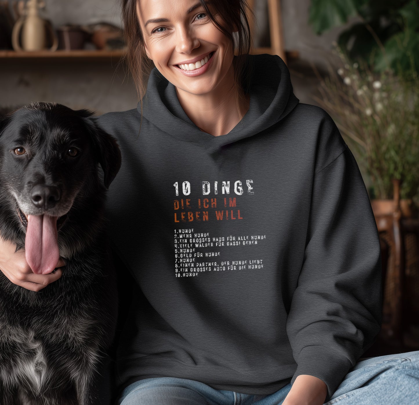 10 Dinge, die ich im Leben will - Unisex Modern Fit Hoodie