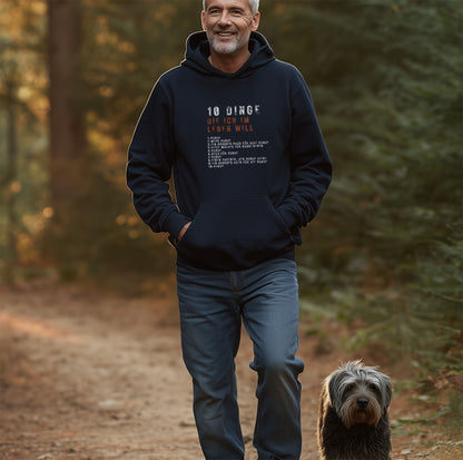 10 Dinge, die ich im Leben will - Unisex Modern Fit Hoodie