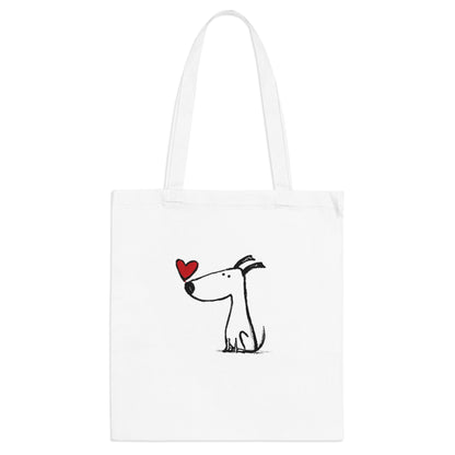 Kleiner Hund mit Herz - Tasche