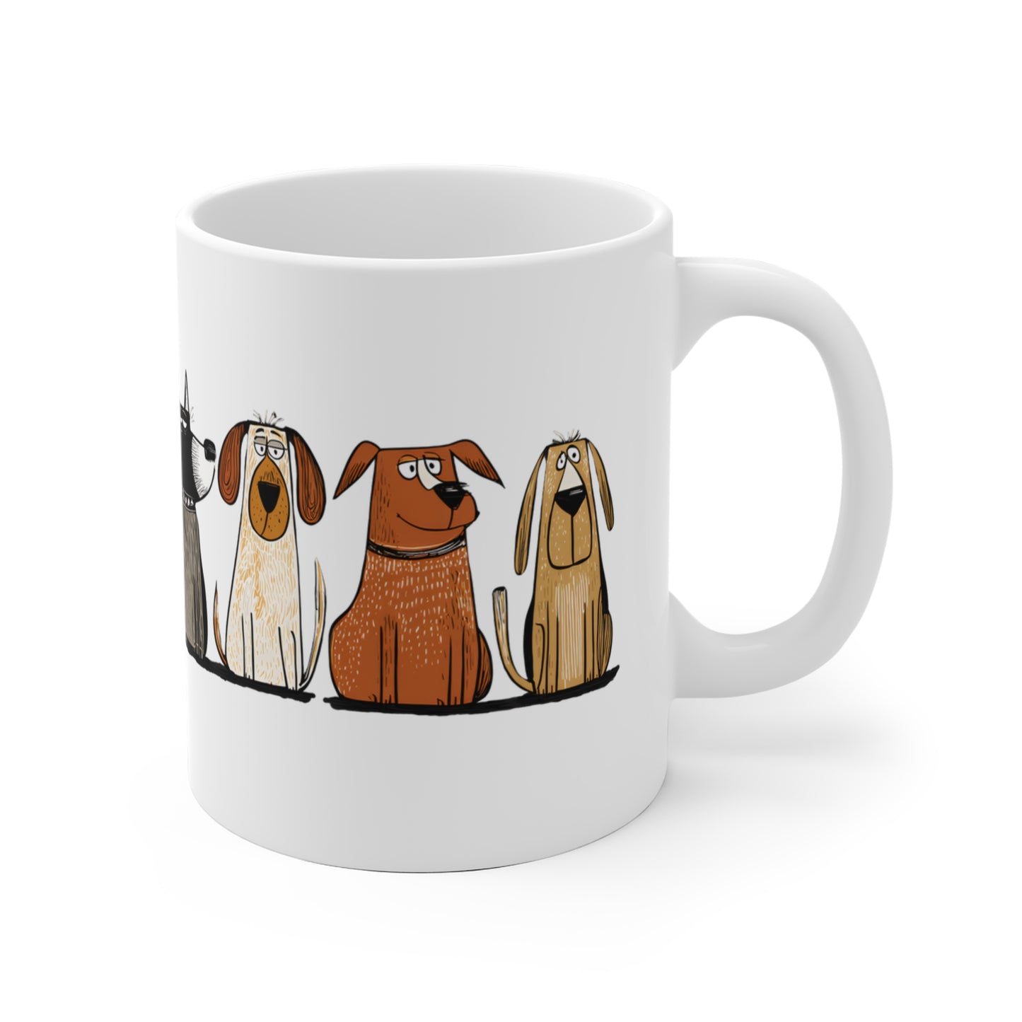 Acht Hunde - Tasse