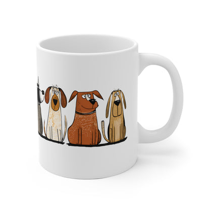Acht Hunde - Tasse