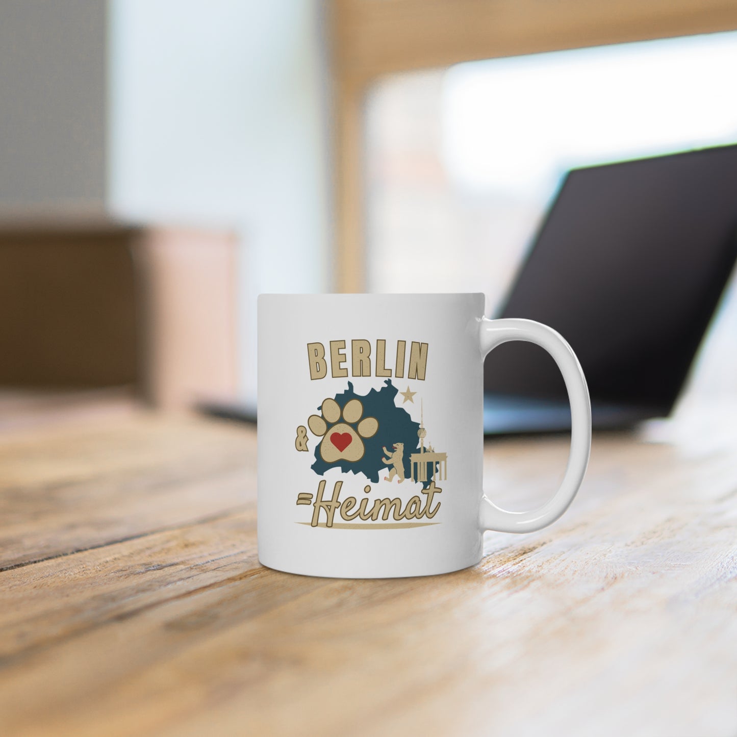 Berlin & Hund = Heimat Tasse