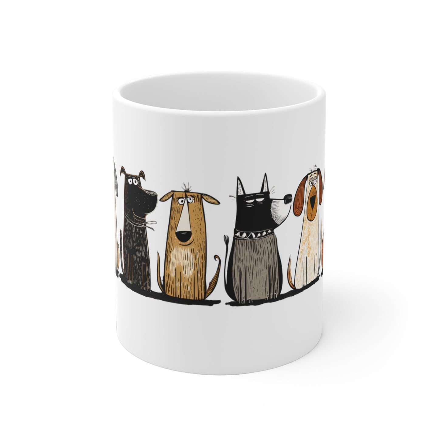 Acht Hunde - Tasse