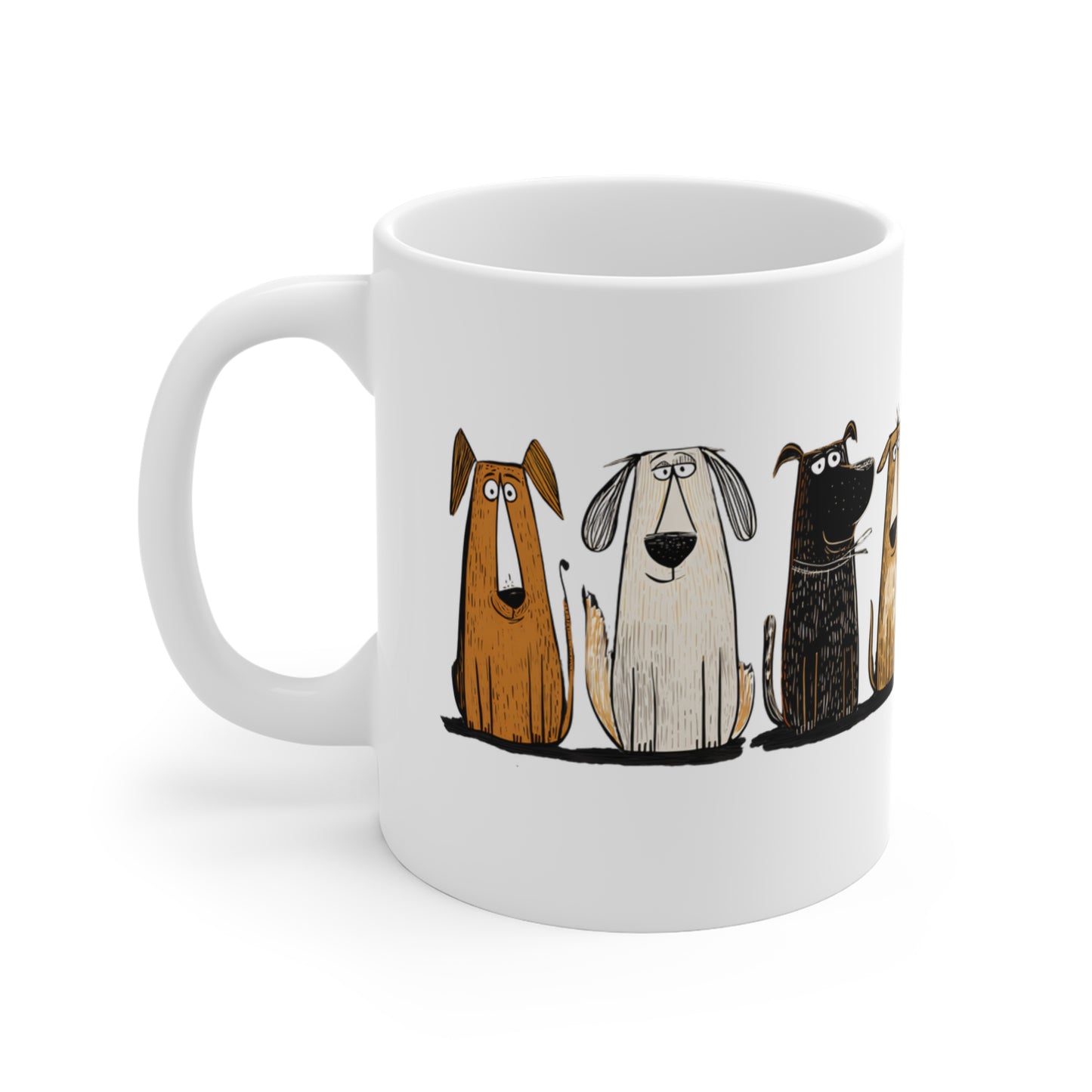 Acht Hunde - Tasse