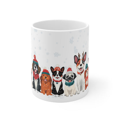 Auf vier Pfoten durch den Schnee - Tasse