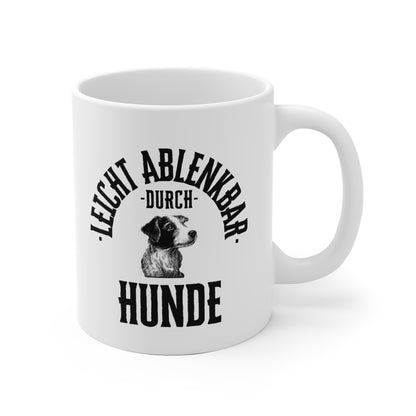 Leicht ablenkbar durch Hunde - Tasse