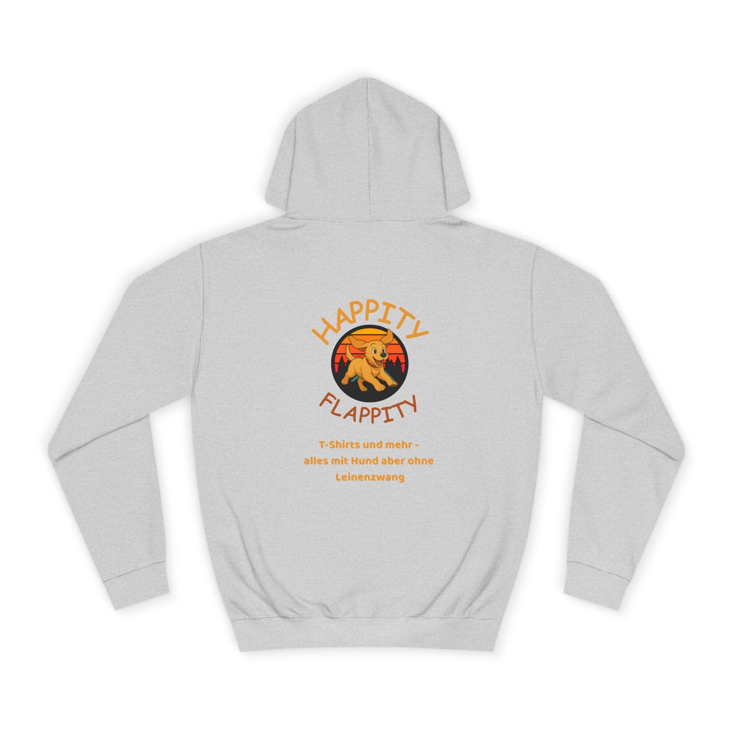 Happity Flappity Hoodie — Cute Golden Pup Graphic College Pullover