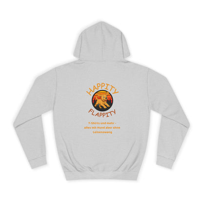 Happity Flappity Hoodie — Cute Golden Pup Graphic College Pullover