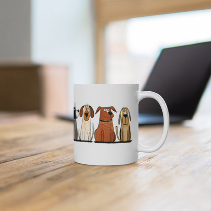 Acht Hunde - Tasse
