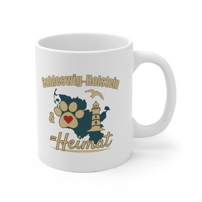 Schleswig-Holstein & Hund = Heimat Tasse