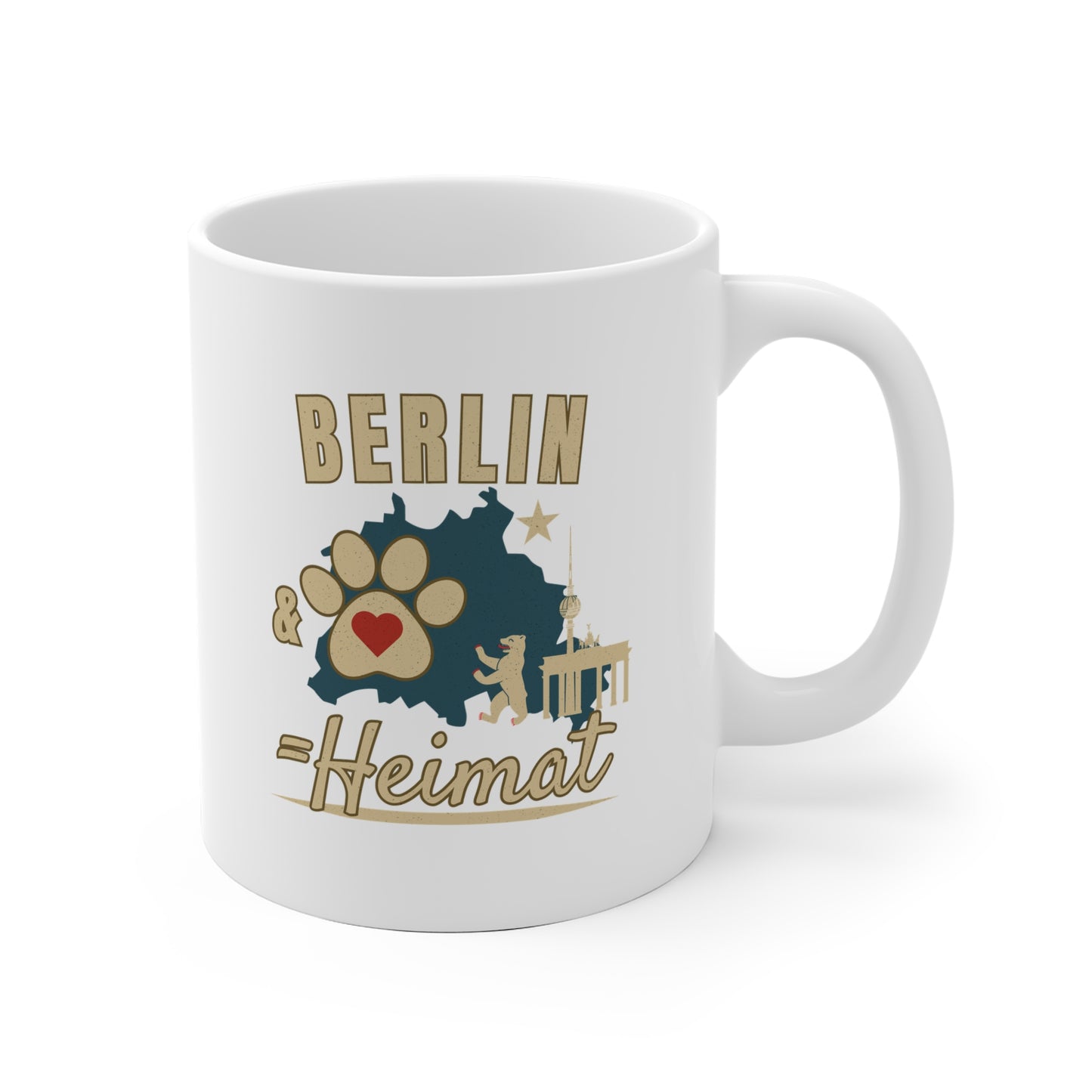 Berlin & Hund = Heimat Tasse