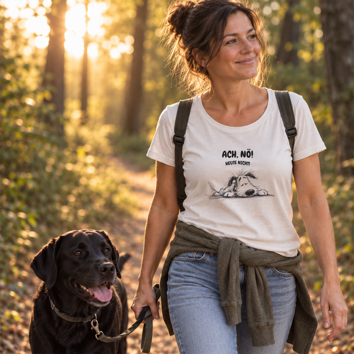 Ach, Nö! Heute Nicht! - Premium Damen T-Shirt - Slim Fit