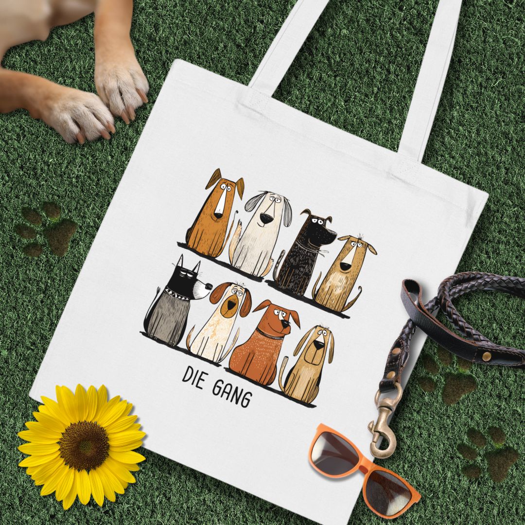 Acht Hunde Gang - Tasche