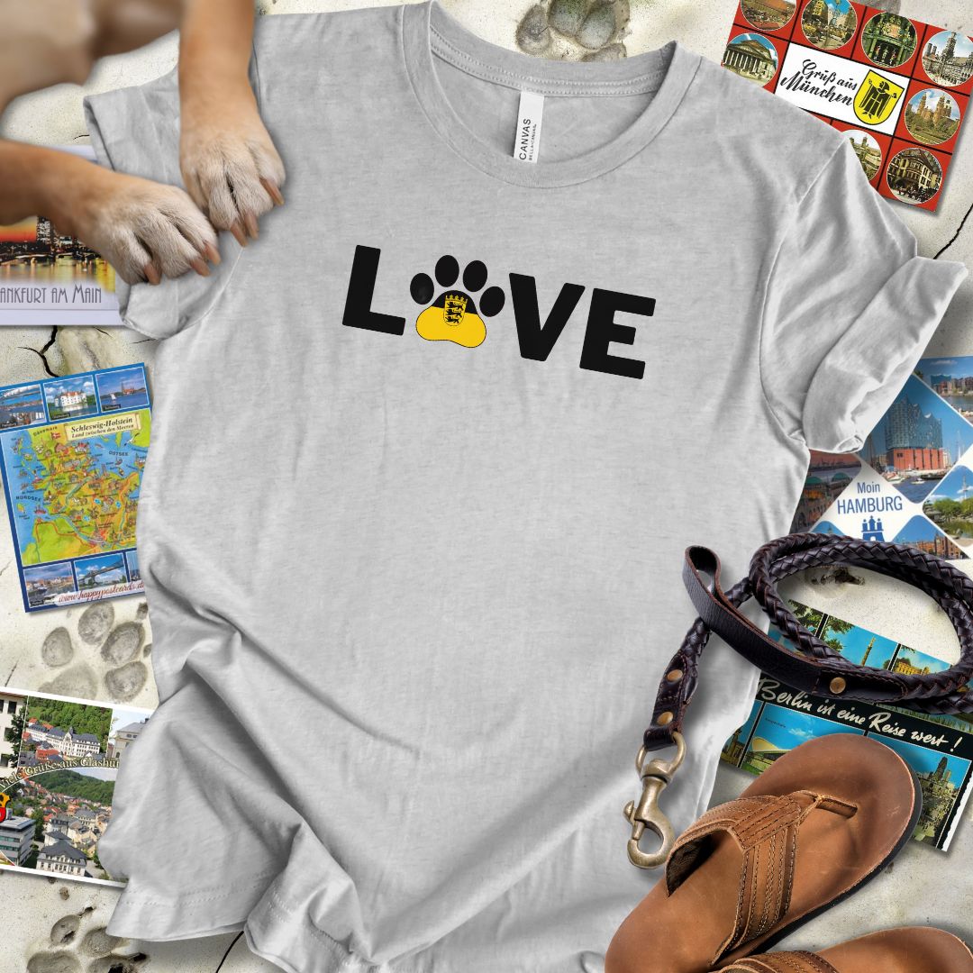 Love Pfote - Baden-Württemberg - T-Shirt Unisex Slim Fit