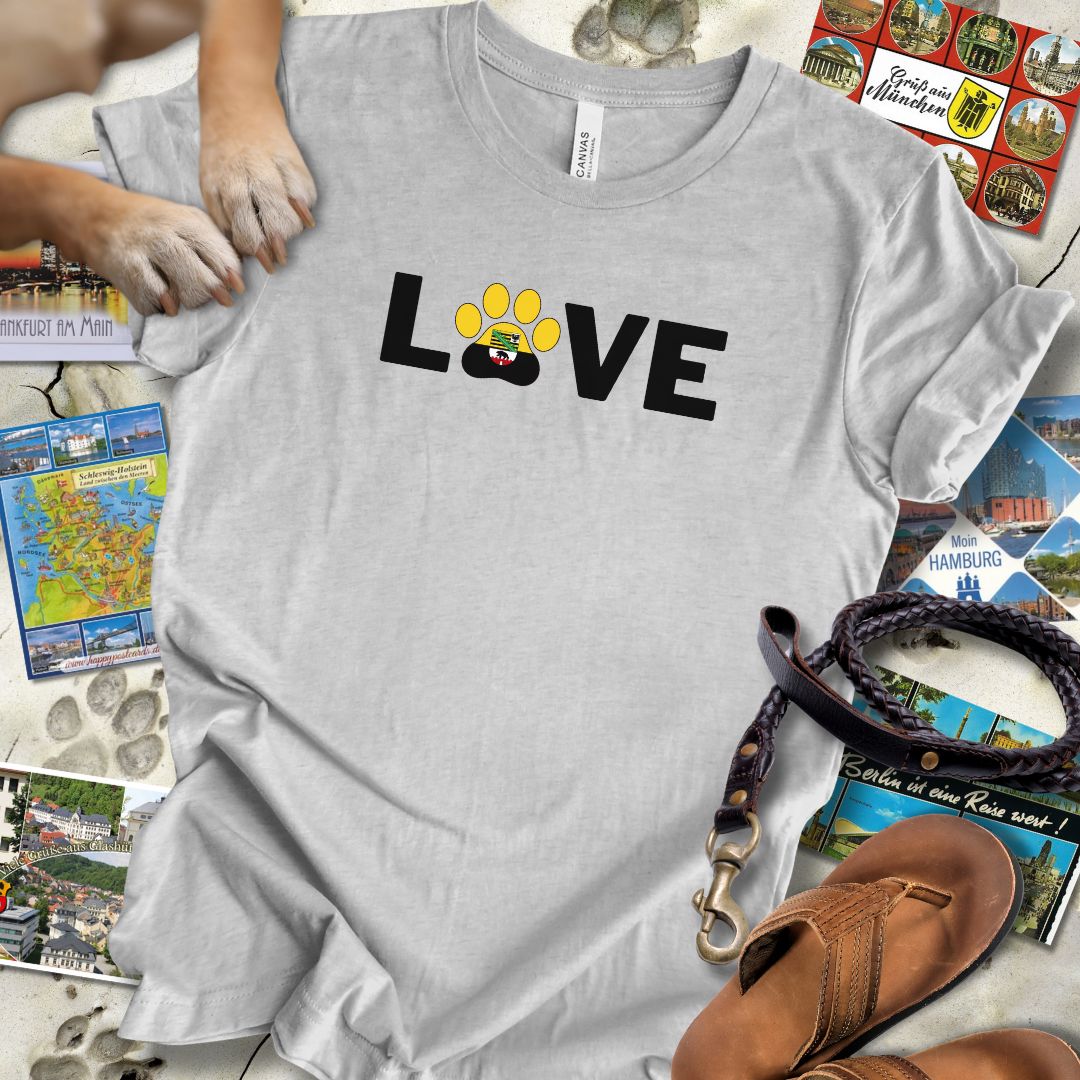 Love Pfote - Sachsen-Anhalt - T-Shirt Unisex Slim Fit