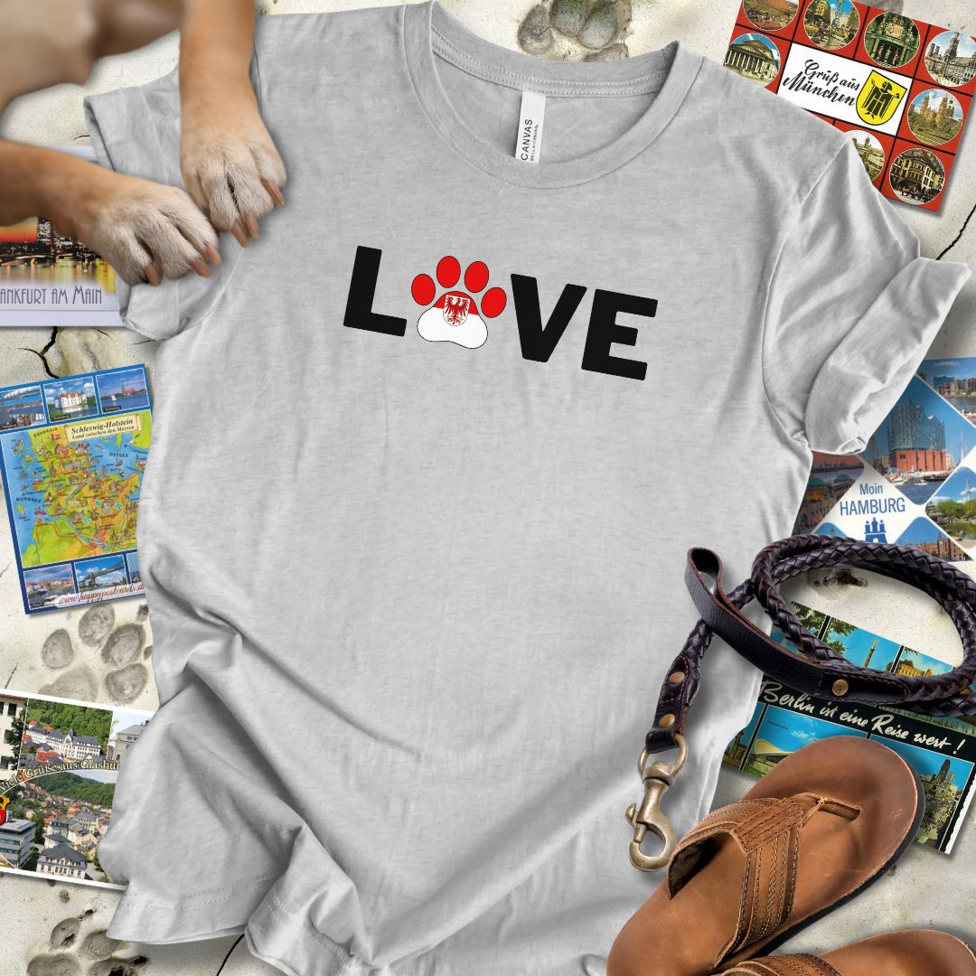 Love Pfote - Brandenburg - T-Shirt Unisex Slim Fit
