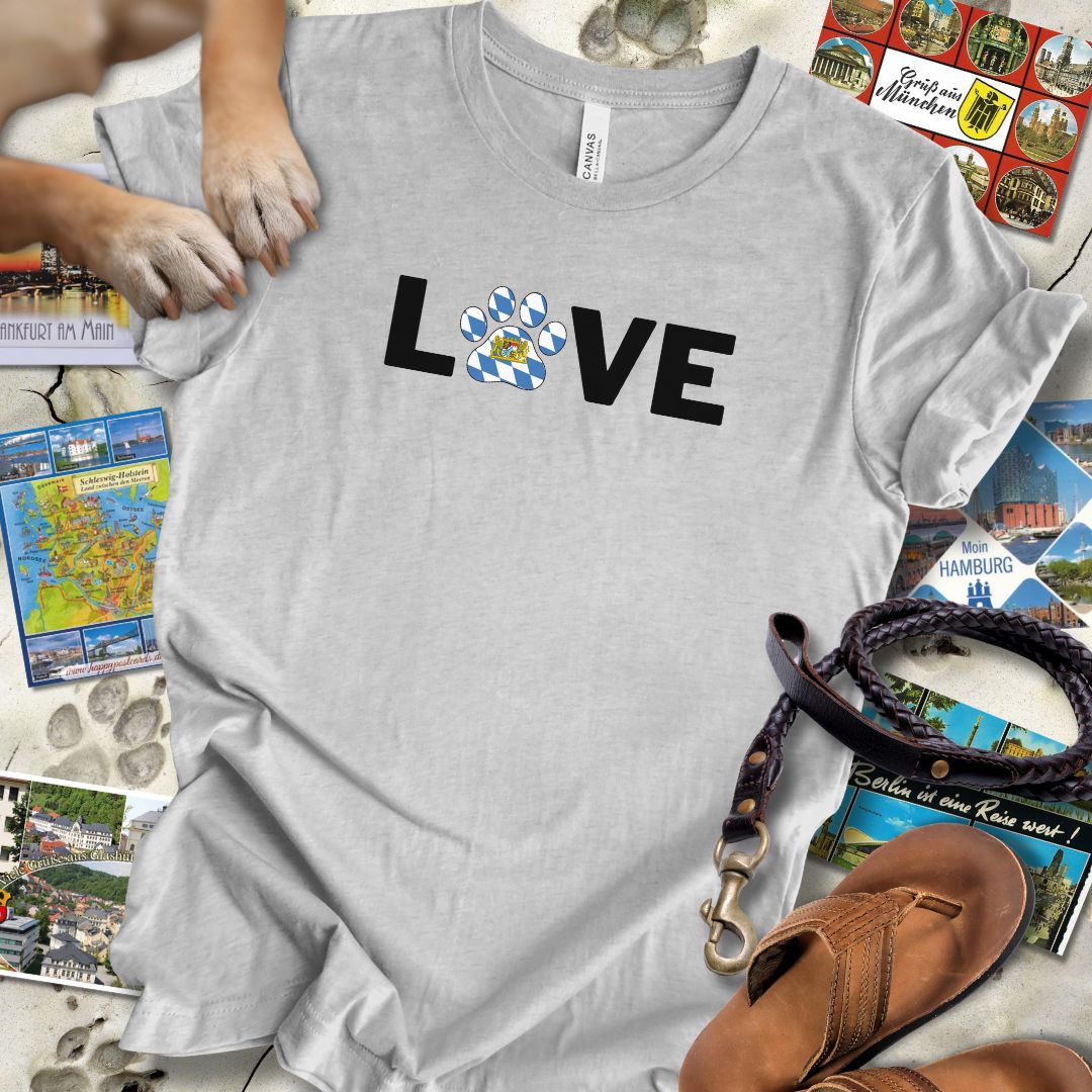 Love Pfote - Bayern - T-Shirt Unisex Slim Fit